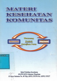 Materi Kesehatan Komunitas